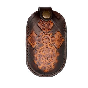 KEY POCKET WITH A RING - MEDIEVAL EAGLE, CASTLE KRIVOKLAT - WALLETS{% if kategorie.adresa_nazvy[0] != zbozi.kategorie.nazev %} - LEATHER PRODUCTS{% endif %}