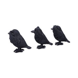 THREE WISE RAVENS 8.7CM - FIGURES, LAMPS, CUPS{% if kategorie.adresa_nazvy[0] != zbozi.kategorie.nazev %} - HOME DECOR{% endif %}