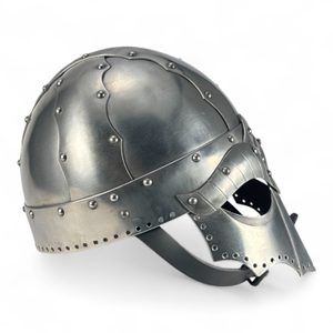 STEINAR, viking helmet, polished