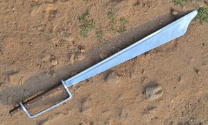 DOUBLE HANDED FALCHION, BATTLE OF NATIONS STYLE - FALCHION, SCHOTTLAND, ANDERE SCHWERTER{% if kategorie.adresa_nazvy[0] != zbozi.kategorie.nazev %} - WAFFEN{% endif %}