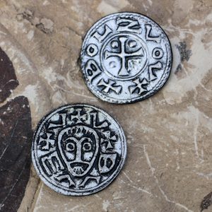 Denarius Boleslaus I, Duke of Bohemia, tin replica