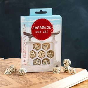 Japanese Dice: Last Words Stone, RPG dice set