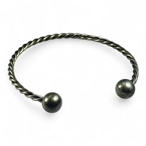 TORQUES, collier celtique forgé avec perles