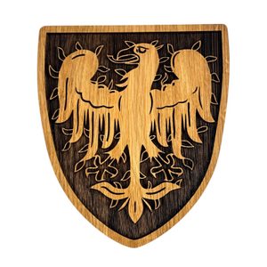 Flaming eagle - Premyslid, coat of arms in shield 20cm