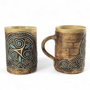 Celtic Triskel, ceramic mug