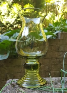 RUM GLASS, green forest glass