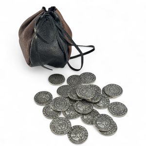 25 paniers Charles IV. et un sac en cuir