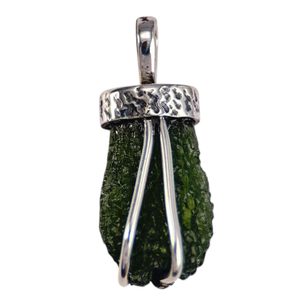 IGNISIA, Moldavite pendant, silver 925/1000