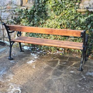 Chateau park bench, cast iron