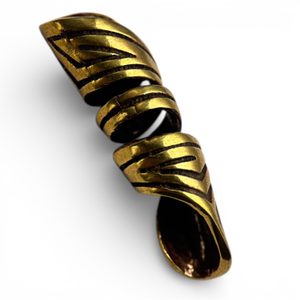 SPIRALES DE BRONZE - perle pour barbe