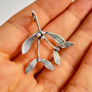 Druid Mistletoe, pendant, silver