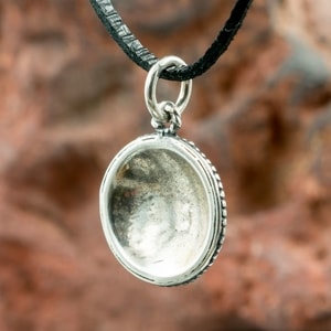 ISOLDA, amethyst, silver pendant
