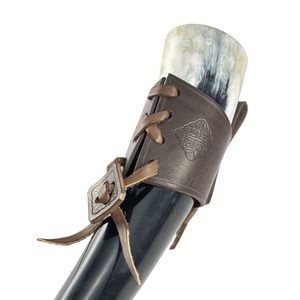 DRINKING HORN HOLDER - Celtica, brown