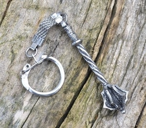 MEDIEVAL HUSSITE MACE, KEYCHAIN - MIDDLE AGES, OTHER PENDANTS{% if kategorie.adresa_nazvy[0] != zbozi.kategorie.nazev %} - JEWELLERY - BRONZE, ZINC{% endif %}