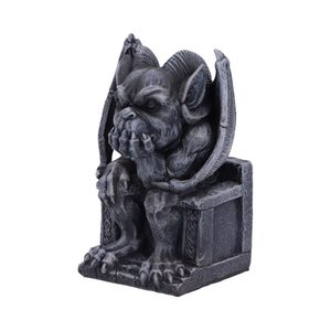 Edo Dark Black Grotesque Gargoyle Figurine