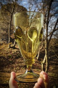 PERCHTA, BOHEMIAN MEDIEVAL GOBLET, GREEN FOREST GLASS - HISTORICAL GLASS{% if kategorie.adresa_nazvy[0] != zbozi.kategorie.nazev %} - CERAMICS, GLASS{% endif %}