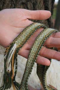 Tablet-Woven Belt, 250 cm
