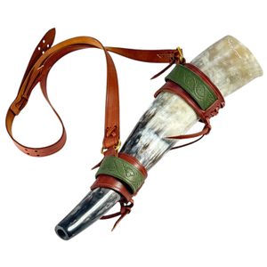 CAROLUS Signal Horn with a Leather Holder