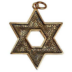 David's Star, Amulet, bronze