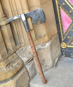 WAR AXE, REPRODUCTION OF AN AXE DEPOSITED IN GHENT, FLANDERS - AXES, POLEWEAPONS{% if kategorie.adresa_nazvy[0] != zbozi.kategorie.nazev %} - WEAPONS - SWORDS, AXES, KNIVES{% endif %}