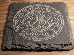 SPIRAL SLATE COASTER II - DÉCOR DE JARDIN{% if kategorie.adresa_nazvy[0] != zbozi.kategorie.nazev %} - STATUETTES, GARDEN DECOR{% endif %}