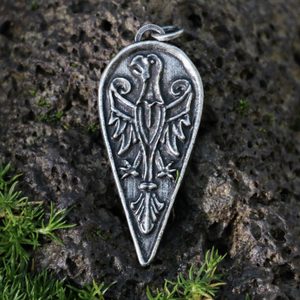 EAGLE ON ALMOND SHIELD, ZINC - MIDDLE AGES, OTHER PENDANTS{% if kategorie.adresa_nazvy[0] != zbozi.kategorie.nazev %} - JEWELLERY - BRONZE, ZINC{% endif %}