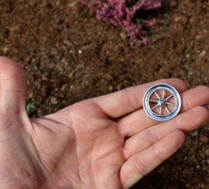TARANIS WHEEL, Celtic replica, silver