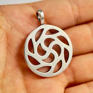 SONNENSYMBOL, Anhänger Silber 925
