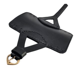 Archer' Guard BALDRIC, leather bracer, black