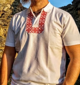 SLAVIC POLO SHIRT WITH EMBROIDERY - PAGAN T-SHIRTS NAAV FASHION{% if kategorie.adresa_nazvy[0] != zbozi.kategorie.nazev %} - T-SHIRTS, BOOTS{% endif %}