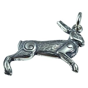 Celtic hare, pendant, silver 925/1000