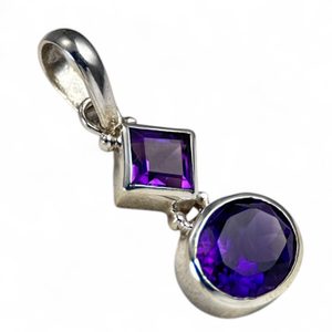 CAIRO, silver pendant, amethyst Ag 925/1000