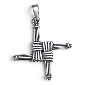 Pendentif Croix de Brigitte en argent 925