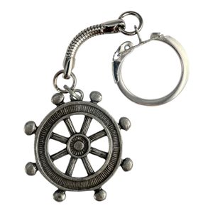 RUDDER, pendant, zinc key chain