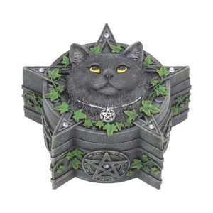 THE CHARMED ONE CAT BOX BY LISA PARKER 14.5CM - BOXES, PENCIL CASES{% if kategorie.adresa_nazvy[0] != zbozi.kategorie.nazev %} - PAGAN DECORATIONS{% endif %}