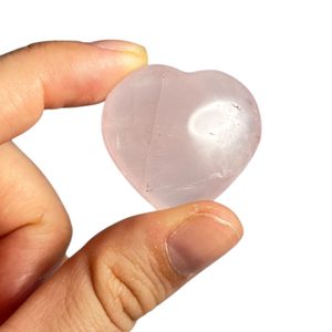Rose quartz, heart