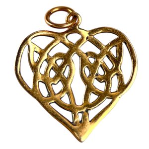 CELTIC HEART Pendant, Bronze