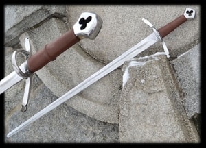 TREFOIL, SWORD WITH A RING GUARD - RENAISSANCE SWORDS, RAPIERS, SABRES{% if kategorie.adresa_nazvy[0] != zbozi.kategorie.nazev %} - WEAPONS - SWORDS, AXES, KNIVES{% endif %}