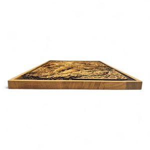 Odin, décoration murale, bois 32x46cm