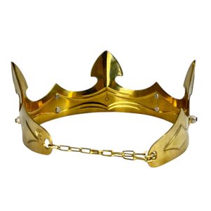 CAROLUS, noble medieval brass crown, red