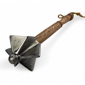 STEEL MACE with WOODEN STICK