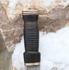 NEVIS, Schottisches Messer, Dirk, Damaszenerstahl