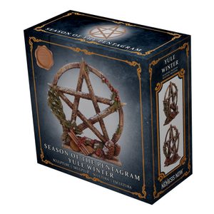Pentagram Yule, decoration 16.5cm