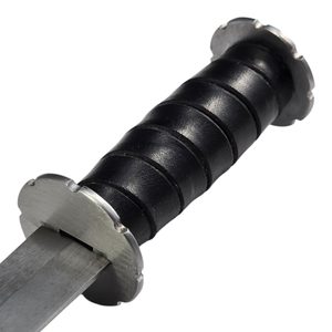 Rondel or Bollock dagger Kuttenberg, 14th century, blunt replica, black