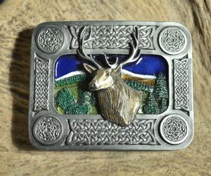 FIADH, SCOTTISH DEER, BELT BUCKLE - CUSTOM MADE BELTS{% if kategorie.adresa_nazvy[0] != zbozi.kategorie.nazev %} - LEATHER PRODUCTS{% endif %}