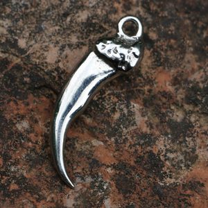 WOLF CLAW, PENDANT, STAINLESS STEEL - ANIMAL PENDANTS{% if kategorie.adresa_nazvy[0] != zbozi.kategorie.nazev %} - JEWELLERY - BRONZE, ZINC{% endif %}