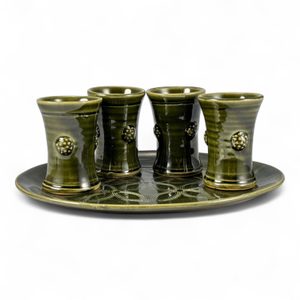 Ceramic Shot Glass - set of 4