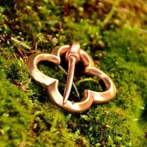 Medieval bronze brooch, XIII. century