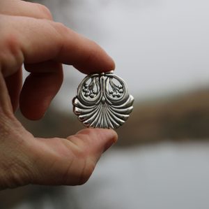 SHELL, PRAGUE ART NOUVEAU, SILVER PENDANT - PENDANTS{% if kategorie.adresa_nazvy[0] != zbozi.kategorie.nazev %} - SILVER JEWELLERY{% endif %}