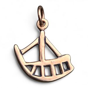 FANAS, bateau sâme, pendentif, bronze